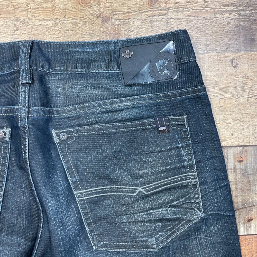 Buffalo David Bitton Blue/Black Six Basic Slim St… - image 7